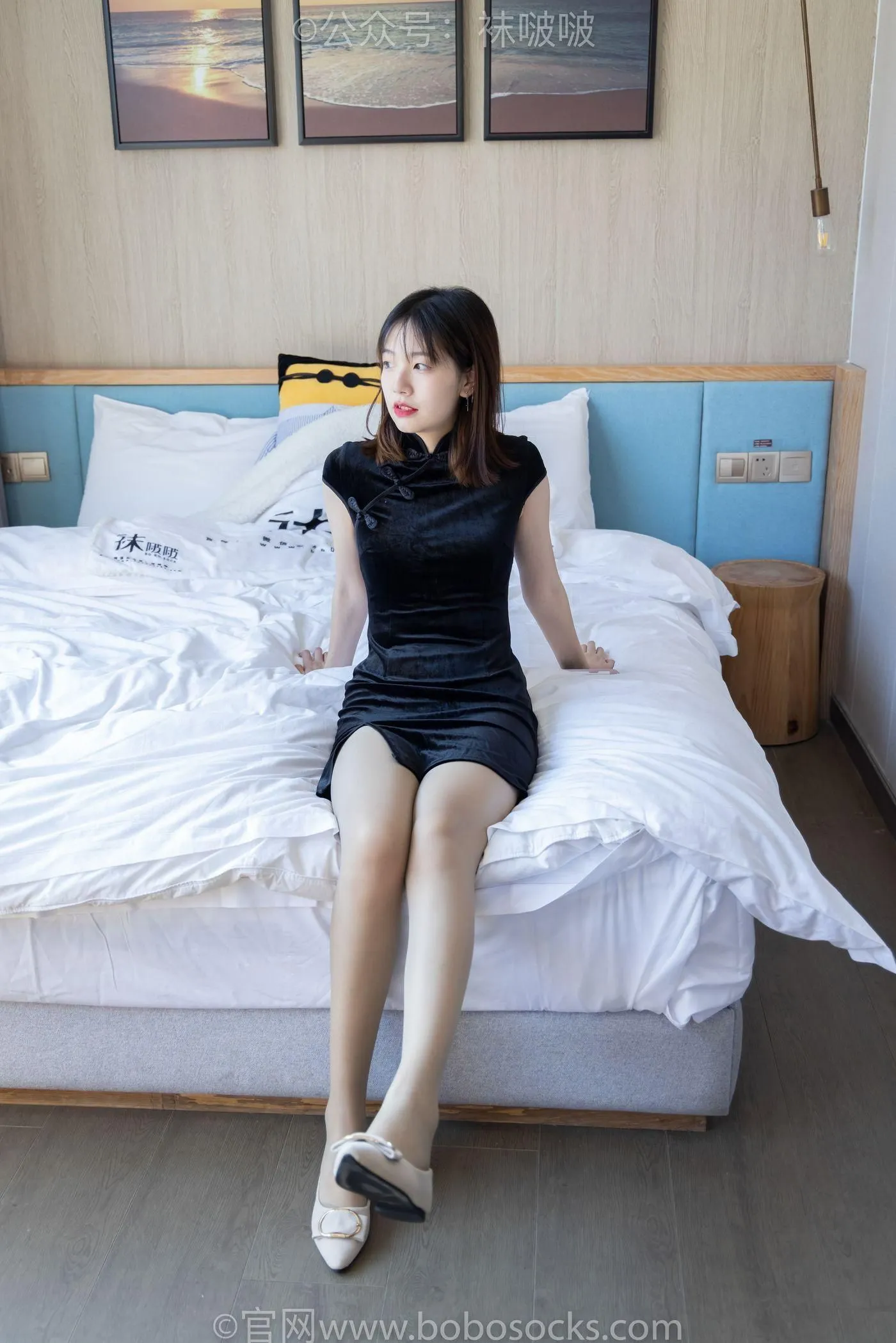 [BoBoSocks袜啵啵]NO.035 小甜豆-平底鞋、薄灰丝、薄咖啡丝 [133P]插图5